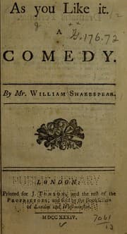 Couverture du livre As You Like It